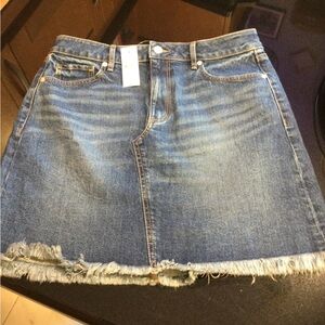 LOFT Jean Skirt size 6 NWT